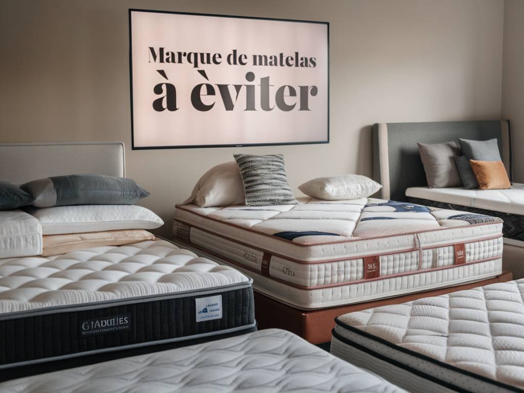 marque de matelas à éviter : guide d'achat complet 2025