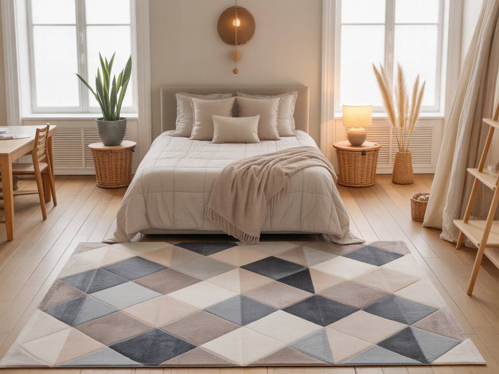 Le tapis sur mesure : la touche cosy au pied de votre lit
