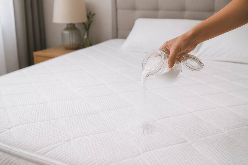 Bicarbonate de soude pour matelas : comment l’utiliser pour nettoyer et désodoriser