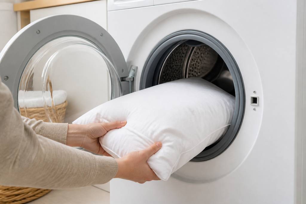 Comment laver un oreiller en machine sans le déformer ?