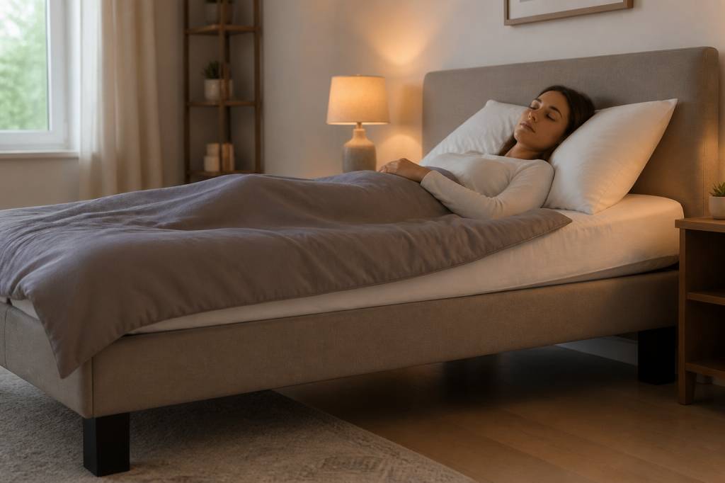 De combien surélever les pieds du lit pour mieux dormir ?